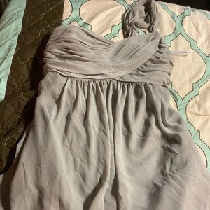 David’s bridal short chiffon dress